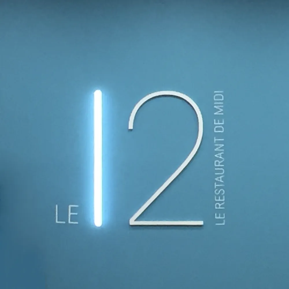 Signalétique lumineuse intérieure restaurant